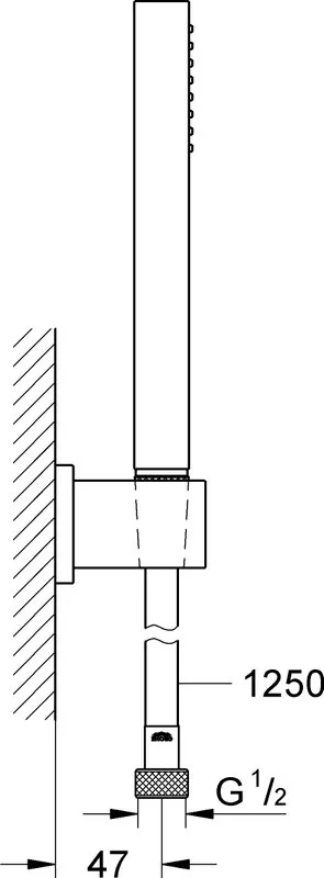 Душевой гарнитур Grohe Euphoria Cube Stick 27702000 Sancos — официальный сайт