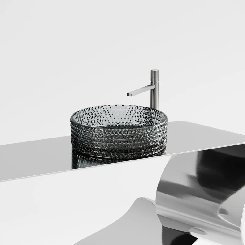 Накладная раковина Ceramicanova Cristal CN6060 черная Sancos — официальный сайт