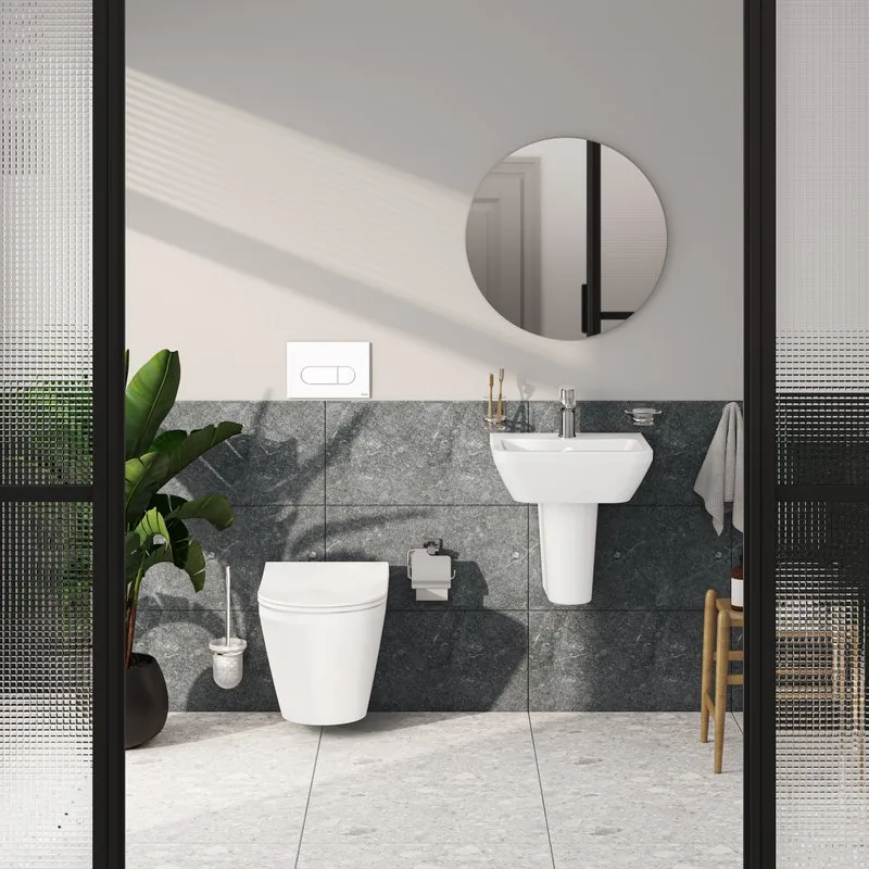 Кнопка смыва VitrA Root Round 740-2200 белая глянцевая Sancos — официальный сайт
