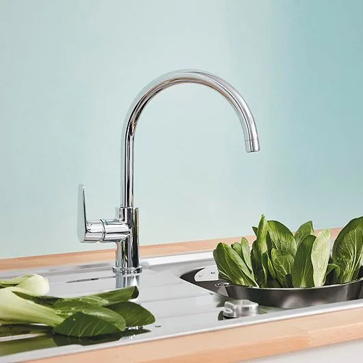 Смеситель для кухни Grohe BauCurve 31231001 Sancos — официальный сайт