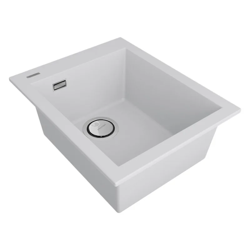 Мойка кухонная Paulmark Decoration 41 PM934150-WH white Sancos — официальный сайт