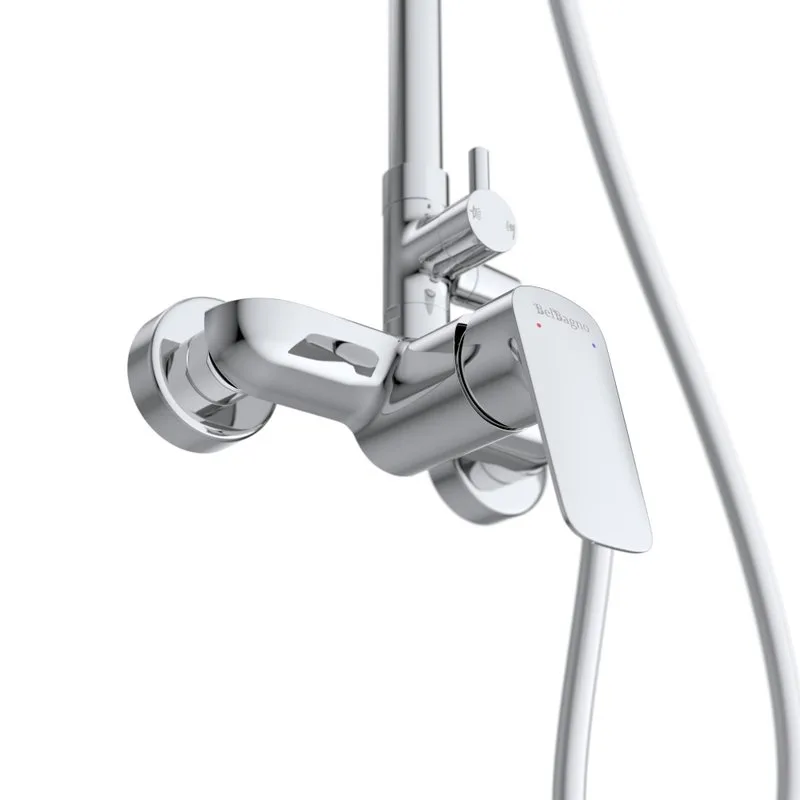 Душевая стойка BelBagno Marino DOCM-CRM, хром Sancos — официальный сайт