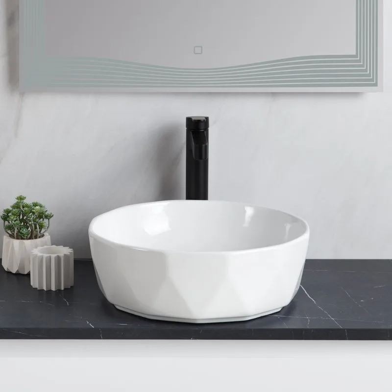 Накладная раковина BelBagno BB1409 41 белая Sancos — официальный сайт