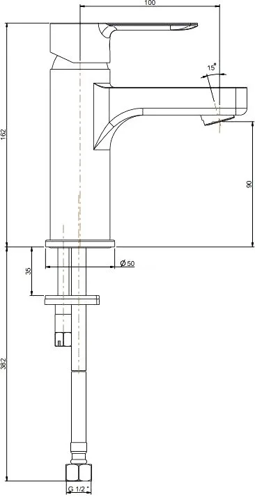 Смеситель для раковины KERAMA MARAZZI Sonata P4CR205ZNKM хром Sancos — официальный сайт