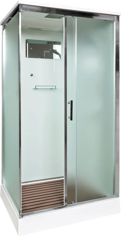 Душевая кабина DTO D129S 120х90, профиль хром, стекло матовое Sancos — официальный сайт