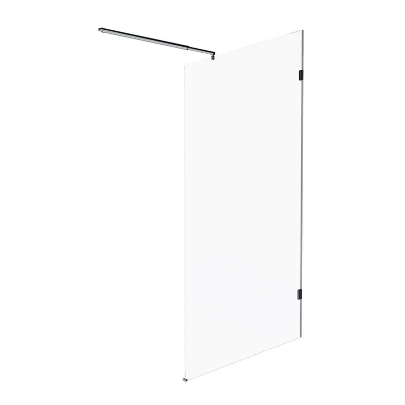 Душевая перегородка AM.PM X-Joy W94WI-110-F1-BTE 110x195, фурнитура черная, стекло прозрачное Sancos — официальный сайт