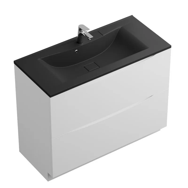 Тумба под раковину без столешницы BelBagno Marino 100 bianco lucido, напольная Sancos — официальный сайт