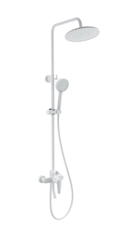 Душевая стойка Wonzon & Woghand WW-B2168-A-MW, матовая белая Sancos — официальный сайт