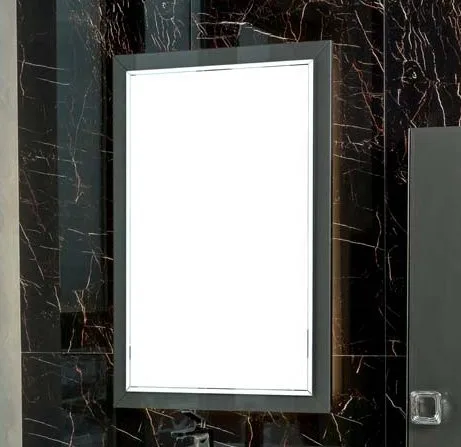 Зеркало Armadi Art Lucido 70x105 глянцевый графит, с подсветкой Sancos — официальный сайт
