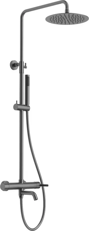 Душевая стойка AltroBagno Unione 030210 GrMt, оружейная сталь Sancos — официальный сайт