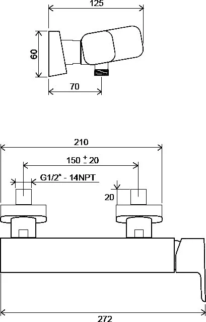 Смеситель для душа Ravak 10° Free X070153 черный матовый Sancos — официальный сайт