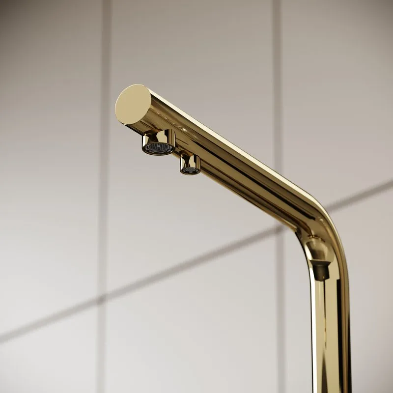 Смеситель для кухни Sancos Foster SC4014ZG под фильтр, полированное золото Sancos — официальный сайт