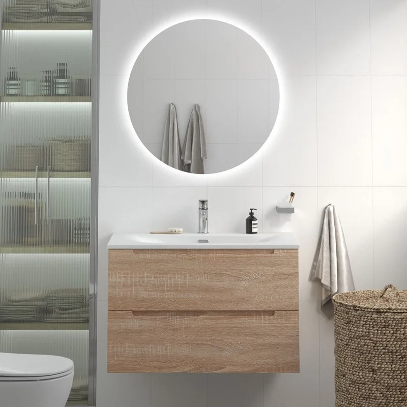 Тумба под раковину без столешницы BelBagno Etna 80 rovere bianco Sancos — официальный сайт