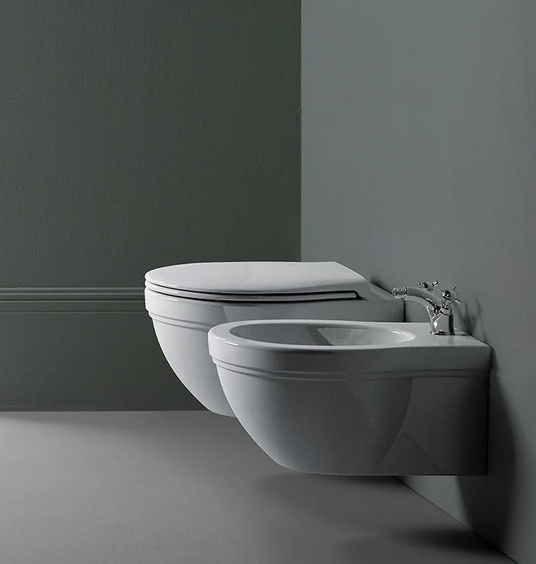 Унитаз подвесной GSI Classic 8712, с микролифтом, белый глянец Sancos — официальный сайт