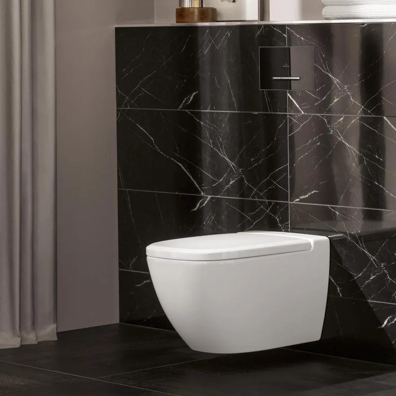 Чаша для унитаза подвесного Villeroy & Boch Antheus 4608R0RW stone white Sancos — официальный сайт