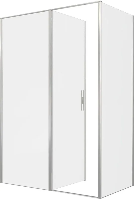 Душевой уголок Allen Brau Priority 140x80, профиль серебро браш, стекло прозрачное Sancos — официальный сайт