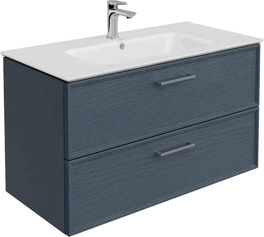 Тумба под раковину без столешницы KERAMA MARAZZI Piano Classic 95 подвесная, ясень синий матовый Sancos — официальный сайт