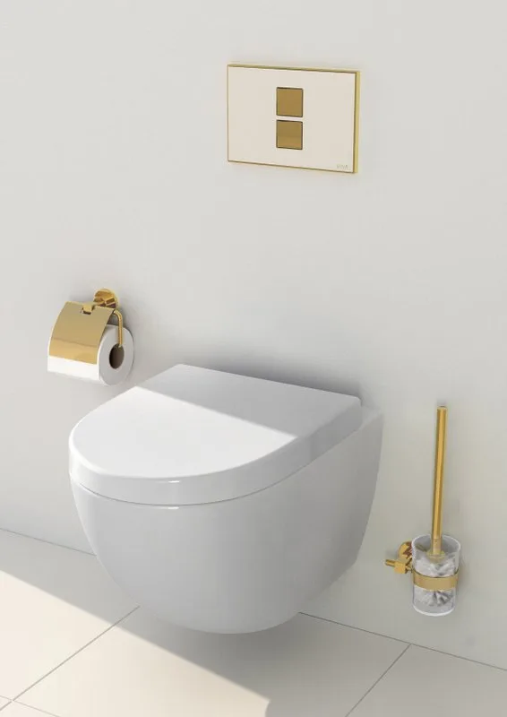 Крышка-сиденье VitrA Sento с микролифтом, петли хром Sancos — официальный сайт
