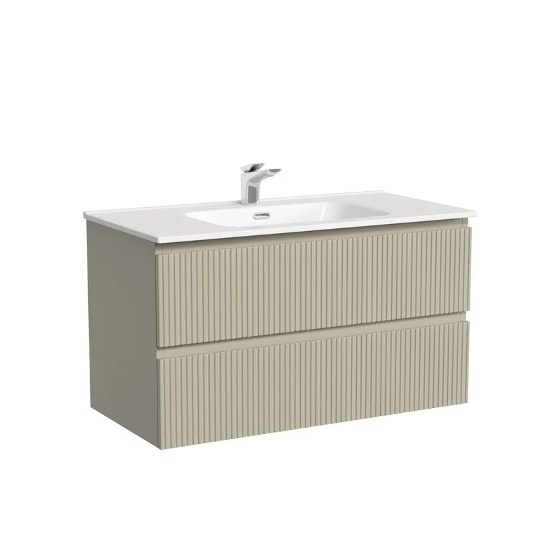 Тумба под раковину Sancos подвесная Snob T 90 Beige Soft SNT90CE Sancos — официальный сайт