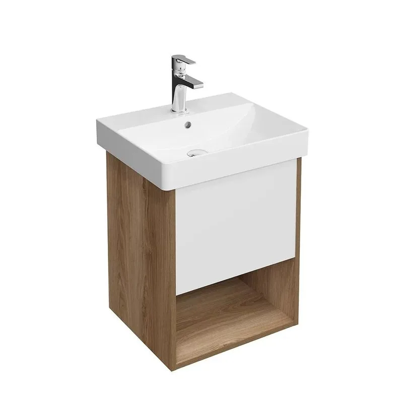Тумба под раковину без столешницы KERAMA MARAZZI Pro 50 подвесная, вяз Sancos — официальный сайт
