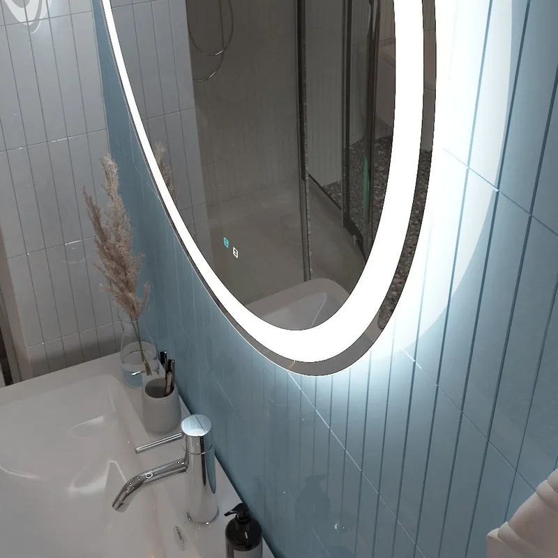 Зеркало круглое BelBagno SPC-RNG-700-LED-TCH-SND с голосовым управлением и подогревом Sancos — официальный сайт
