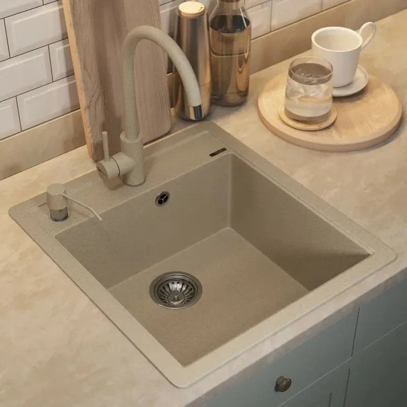 Дозатор для кухонной мойки Uperwood Quartz UPD-Q-01-02-D бежевый Sancos — официальный сайт