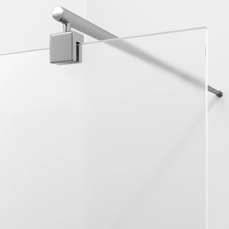 Душевая перегородка Wasserkraft Rur 30W 90 см, профиль хром, стекло матовое Sancos — официальный сайт