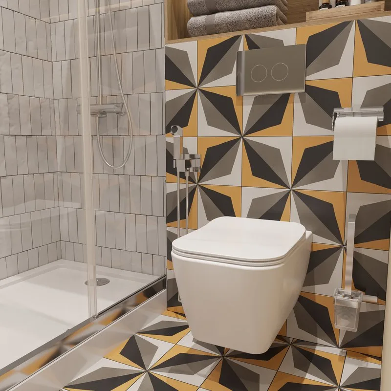 Гигиенический душ Hansgrohe Bidette E 1jet 29233000, со смесителем, C ВНУТРЕННЕЙ ЧАСТЬЮ, хром Sancos — официальный сайт