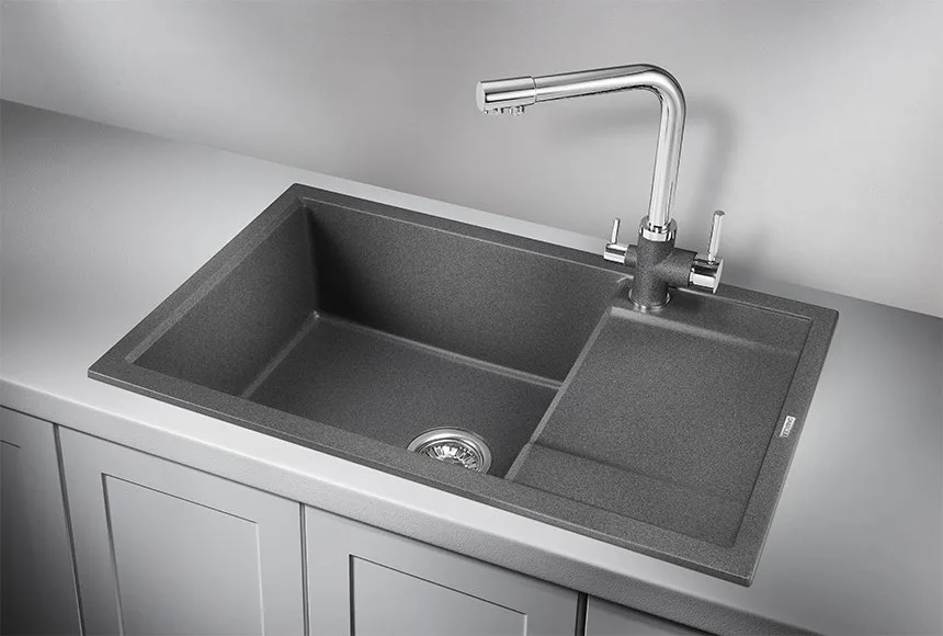 Мойка кухонная Granula 7805, графит Sancos — официальный сайт