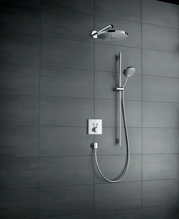 Душевая штанга Hansgrohe Unica 27356000 105 см Sancos — официальный сайт