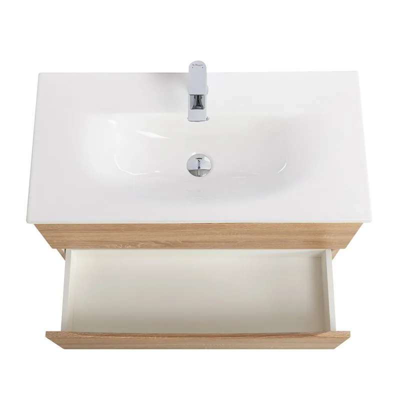 Тумба под раковину без столешницы BelBagno Marino-cer-mini 80 подвесная, rovere bianco Sancos — официальный сайт
