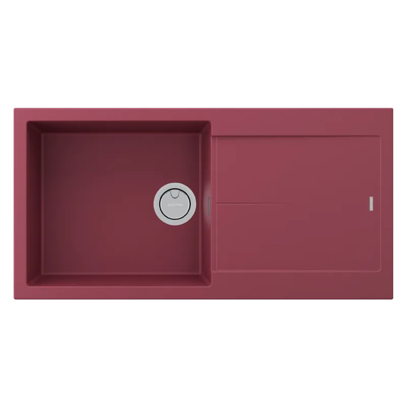 Мойка кухонная Paulmark Extensio 99 PM989950-ME merlot Sancos — официальный сайт