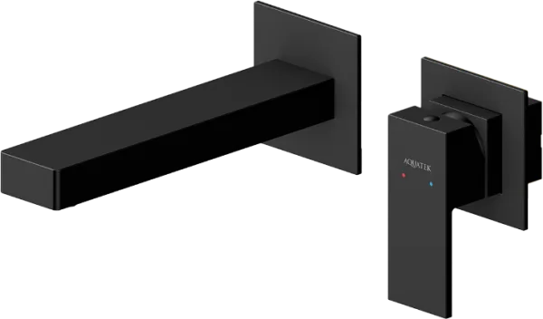 Смеситель для раковины AQUATEK Либра AQ1613MB С ВНУТРЕННЕЙ ЧАСТЬЮ, матовый черный Sancos — Оригинал