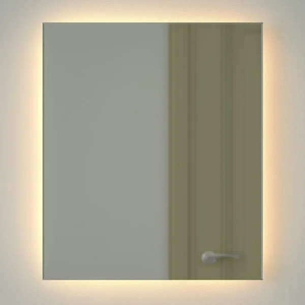 Зеркало Defesto Glow DF 2516 60х70 с LED-подсветкой, 3000 K, без выключателя
