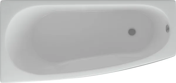 Акриловая ванна AQUATEK Пандора PAN160-0000038 L 160x75 см, угловая, левая, пристенная, белая