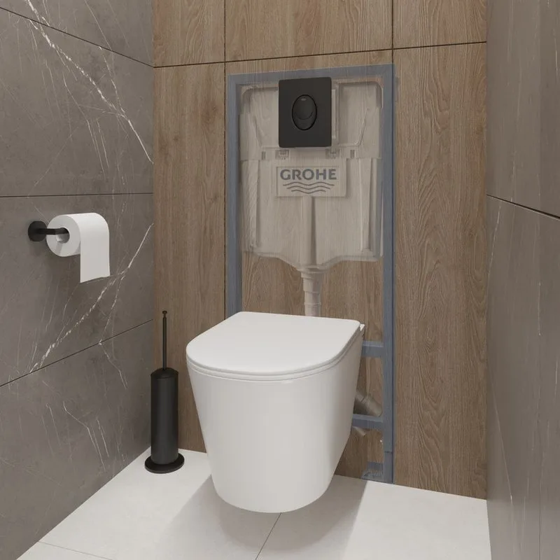 Система инсталляции для унитазов Grohe Rapid SL 1000044, 3 в 1 с панелью смыва Sancos — официальный сайт