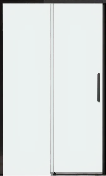 Дверь для душевого уголка Veconi Premium Trento PTD-40B 150 см, профиль черный матовый, стекло прозр Sancos — официальный сайт