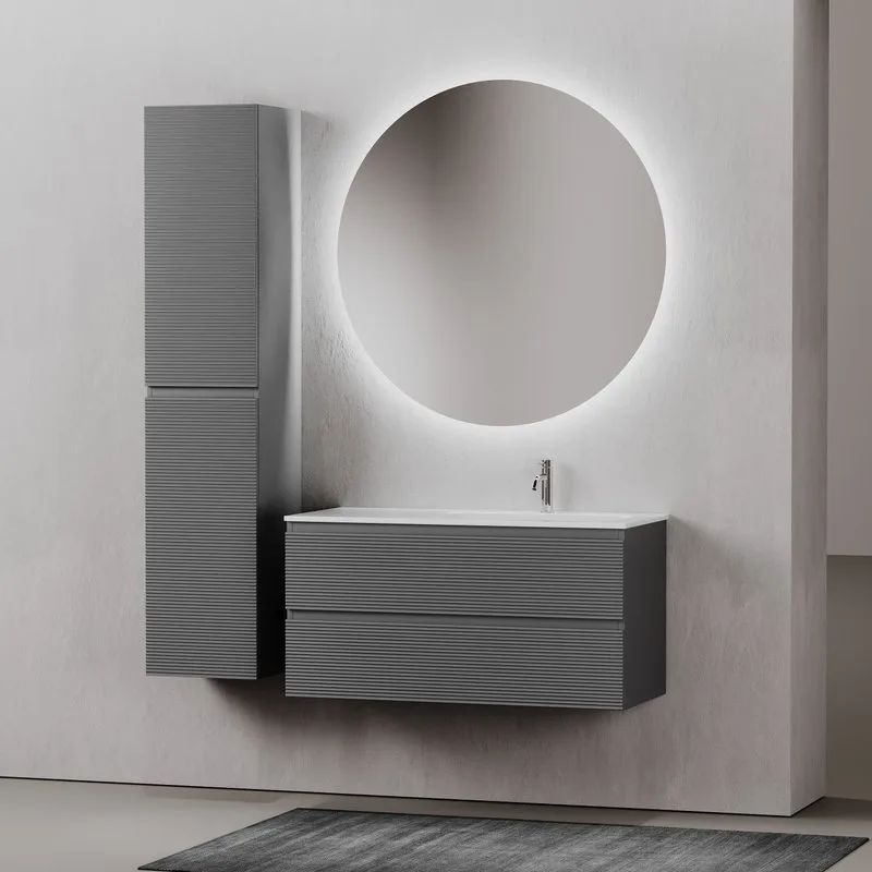 Тумба с раковиной Sancos Folk 100 R grey soft Sancos — официальный сайт