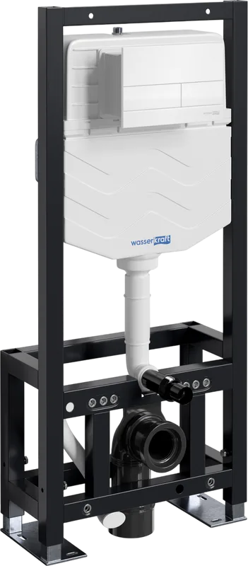Система инсталляции для унитазов Wasserkraft Dill 61TLT.010.ME.WH04, с кнопкой смыва белой Sancos — официальный сайт