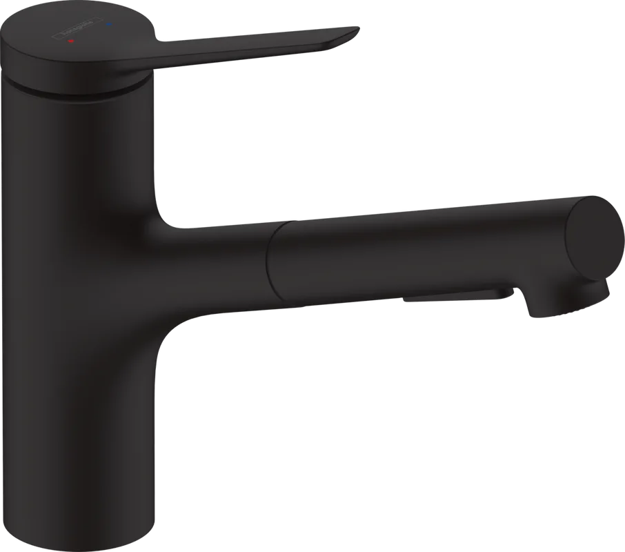 Смеситель для кухни Hansgrohe Zesis M33 74803670 механизм sBox lite, черный матовый Sancos — официальный сайт