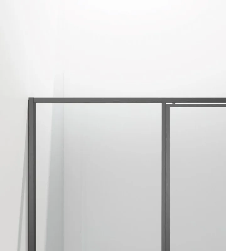Душевой уголок Vincea Slim VSR-4SLP9012CLGM 120х90 см, профиль вороненая сталь, стекло прозрачное Sancos — официальный сайт