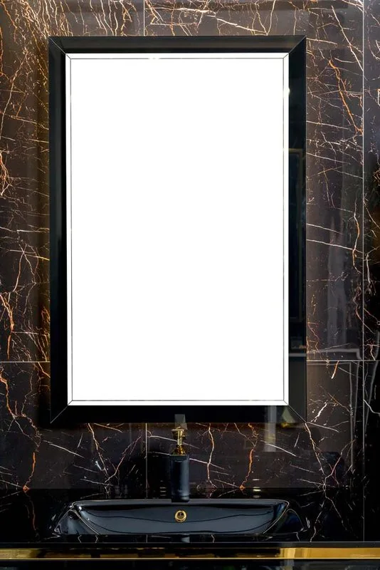 Зеркало Armadi Art Lucido 70x105 глянцевое черное, с подсветкой Sancos — официальный сайт