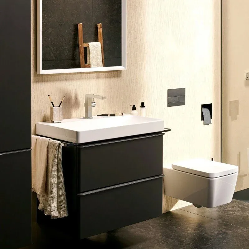Смеситель для раковины Hansgrohe Tecturis E 110 Fine 73020000 хром Sancos — официальный сайт