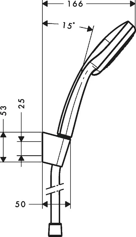 Душевой гарнитур Hansgrohe Croma 100 Vario 27594000, Porter'S Sancos — официальный сайт