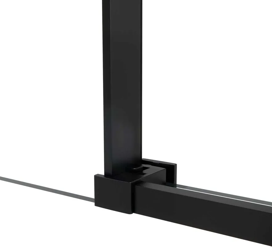 Душевая дверь в нишу Vincea Slim Soft VDS-1SS150CLB 150 см профиль черный, стекло прозрачное Sancos — официальный сайт