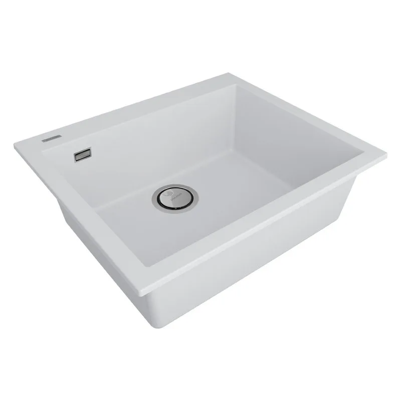 Мойка кухонная Paulmark Decoration 41 PM936051-WH white Sancos — официальный сайт