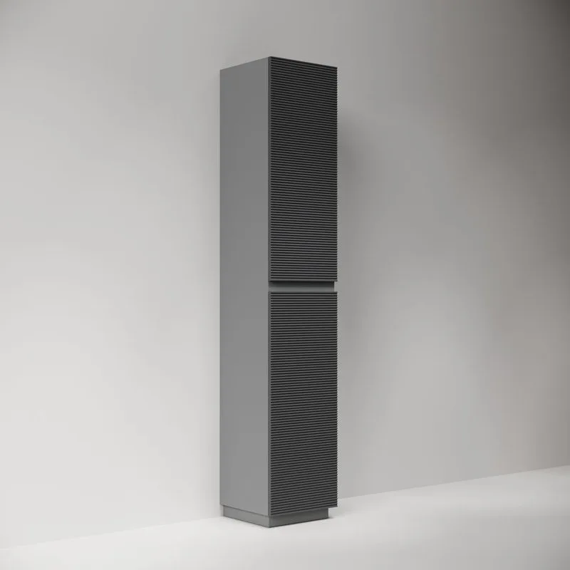 Шкаф-пенал для ванной напольный Sancos Folk Floor 350х350х1880 мм, Grey soft Sancos — официальный сайт