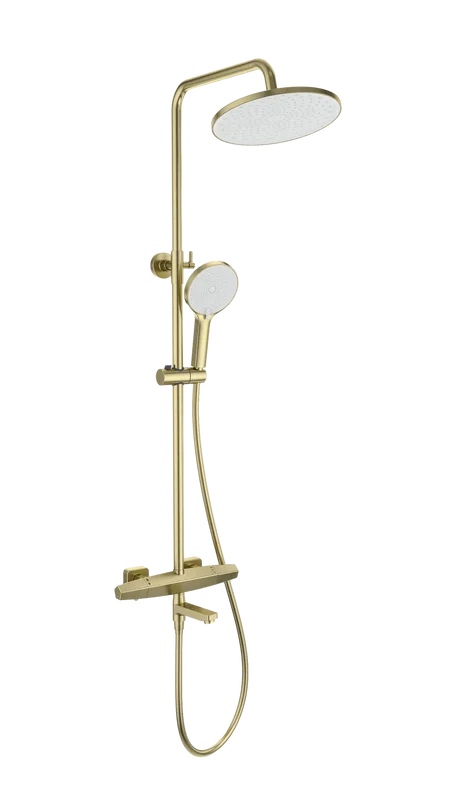 Душевая стойка Wonzon & Woghand NEO WW-B3046-A1-BG, брашированное золото Sancos — официальный сайт