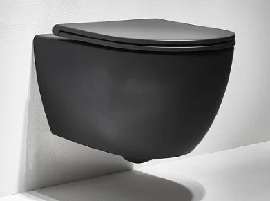 Чаша для подвесного унитаза Simas Trevi TR 18 black matt Sancos — Оригинал