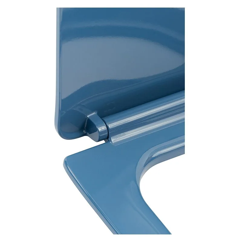 Крышка-сиденье Plumberia Selection Ixo ceramica XO2060BD с микролифтом, глянцевый блу деним Sancos — официальный сайт